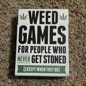 Weed Games for People Who Never Get Stoned - White and Green